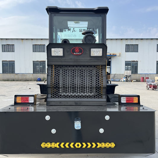 Crushing material granulator main and auxiliary machines