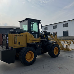 Crushing material granulator main and auxiliary machines