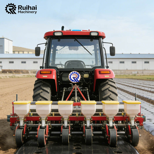 Title: 66HP Corn-Specific Tractor – 6-Row Seeder for Corn Plantations & Grain Crop Farms