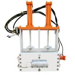 Hydraulic non-stop mold head for plastic pelletizing machine