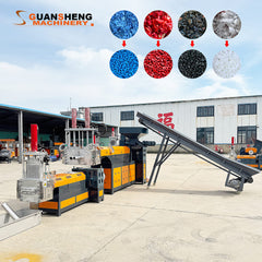 Small Single Screw Plastic Granulator for Home Workshop 140kg/h PP/PE