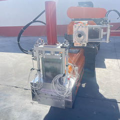 Hydraulic non-stop mould head for plastic pelletising machine