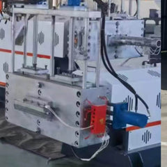 Hydraulic non-stop mold head for plastic pelletizing machine