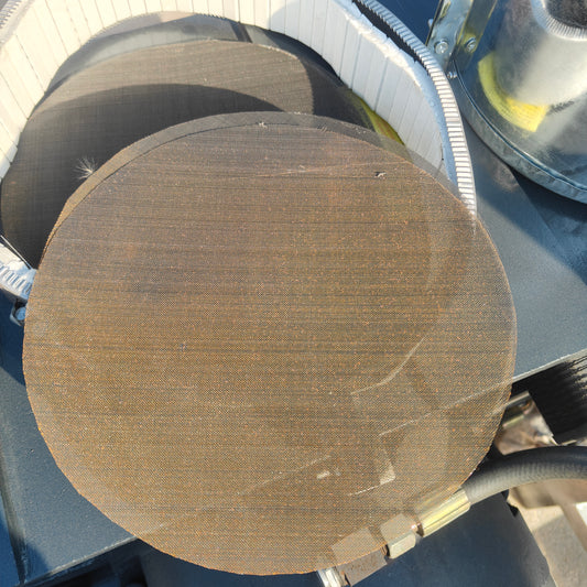 Plastic granulator mesh