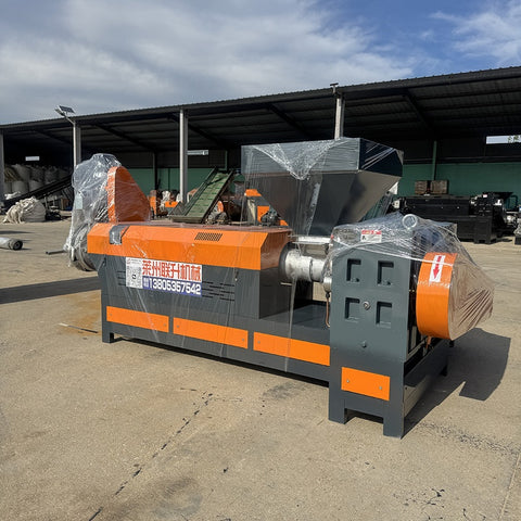 Mini Single Screw Plastic Recycling Pelletizer 380V for PP/PE Flakes 160kg/h