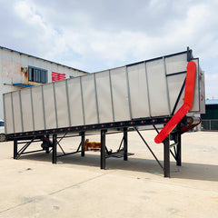 Pulverized material granulator with single screw feeder 