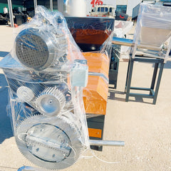 Mini Single Screw Plastic Recycling Pelletizer 380V for PP/PE Flakes 160kg/h