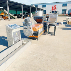 Mini Single Screw Plastic Recycling Pelletizer 380V for PP/PE Flakes 160kg/h