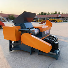Pulverized material granulator with single screw feeder 