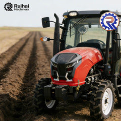 Title: 60HP Twin-Cylinder Tractor – Multi-Implement Sync for Plowing/Harrowing/Rolling in One Pass