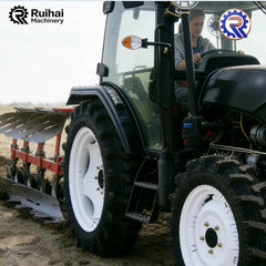 Title: 60HP Twin-Cylinder Tractor – Multi-Implement Sync for Plowing/Harrowing/Rolling in One Pass