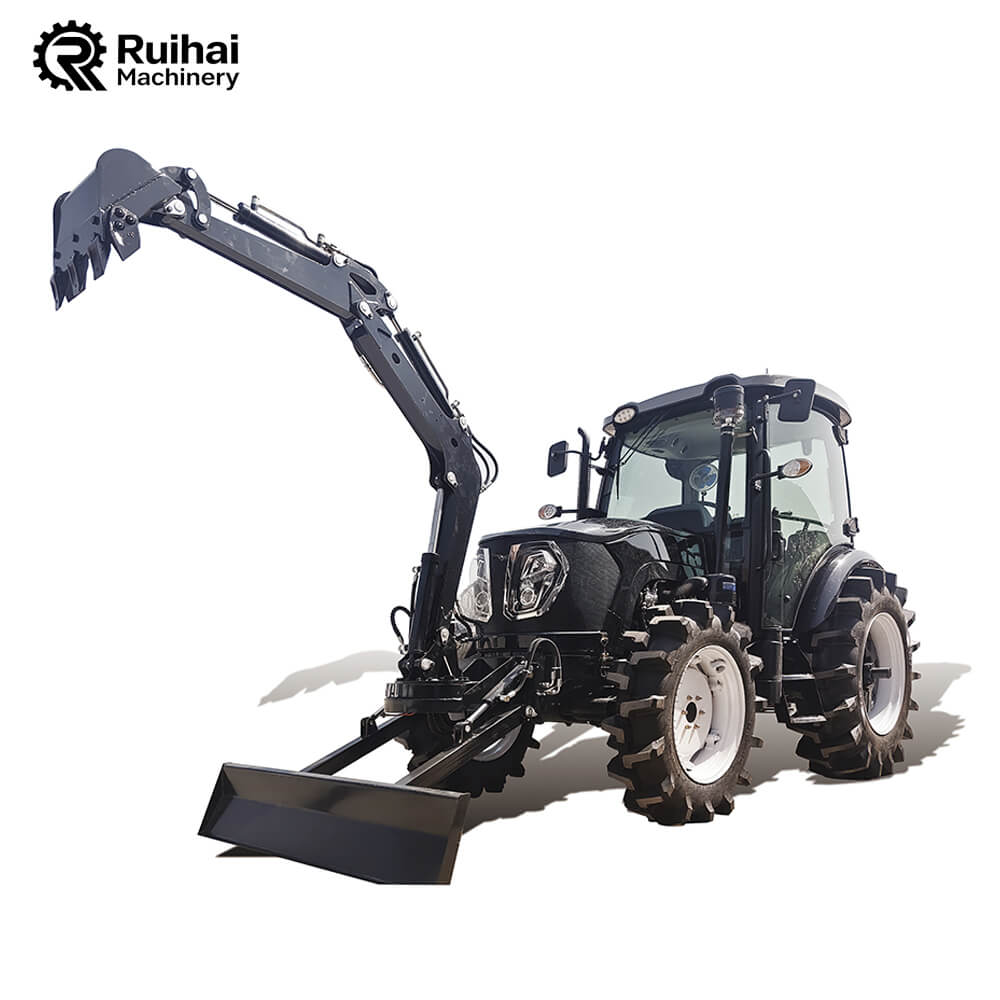 Title: 70HP Heavy-Duty Tractor with Front Loader – Perfect for Farm Cultivation & Material Transportation