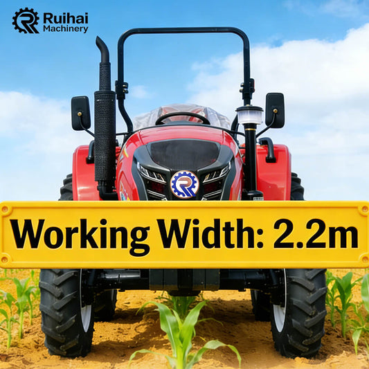 Title: 66HP Corn-Specific Tractor – 6-Row Seeder for Corn Plantations & Grain Crop Farms