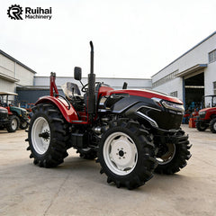 Title: 84HP Cold-Weather Tractor – Heated Cab & Block Heater for Northern Winter Farming & Snow Removal