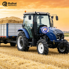 Title: 70HP Heavy-Duty Tractor with Front Loader – Perfect for Farm Cultivation & Material Transportation