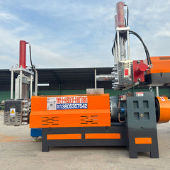 Crushing material granulator main and auxiliary machines