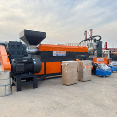 Crushing material granulator main and auxiliary machines 