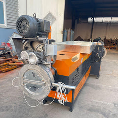 Electric mould head for plastic granulator