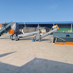 Large Crushing and Washing Plastic Granulator Production Line